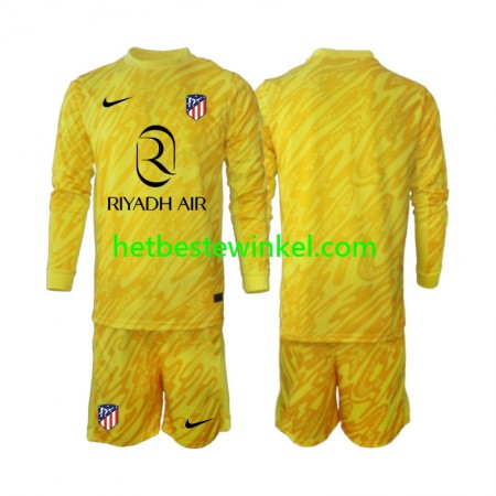 Atlético Madrid Voetbalshirts Doelman Kind Third 2024-25 - LS